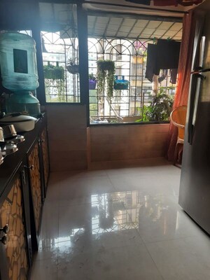 Kitchen in 1 BHK Apartment at Himgiri Lokupvan Phase II CHS Ltd, Vasant Vihar – for Rent