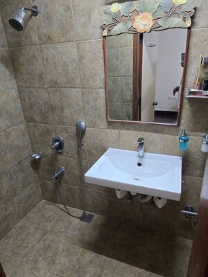 Bathroom in 3 BHK Apartment at Bandra West – for Rent