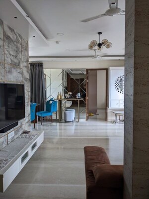 Living Room in 3 BHK Apartment at Supreme Belmac Residences, Kalyani Nagar – for Rent