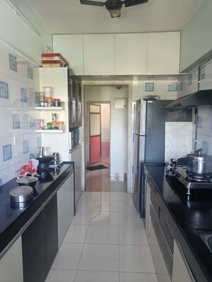 Kitchen in 1 BHK Apartment at Ghodbunder Road – for Rent