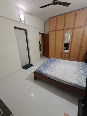 Bedroom in 2 BHK Apartment at Harsh Vihar, Aundh – for Rent