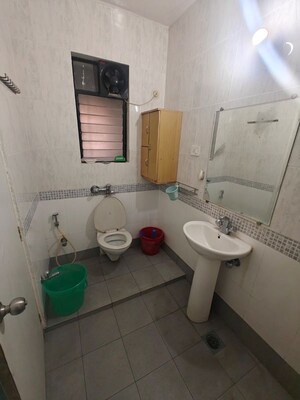 Bathroom in 2 BHK Apartment at Harsh Vihar, Aundh – for Rent