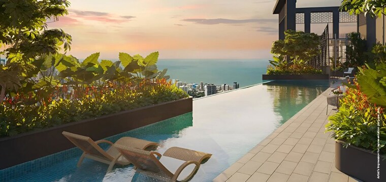 Swimming Pool, godrej-one-mahalaxmi 4 Bedroom 2340 Sq.Ft. Apartment In Mahalaxmi Mumbai 10311830
