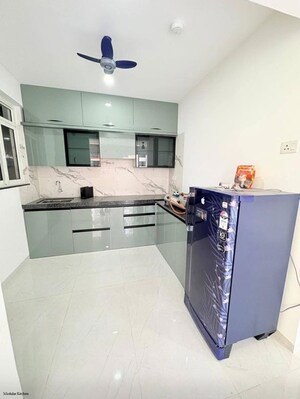 Kitchen in 2 BHK Apartment at Goel Ganga Serio, Kharadi – for Rent