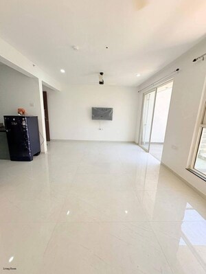 Living Room in 2 BHK Apartment at Goel Ganga Serio, Kharadi – for Rent