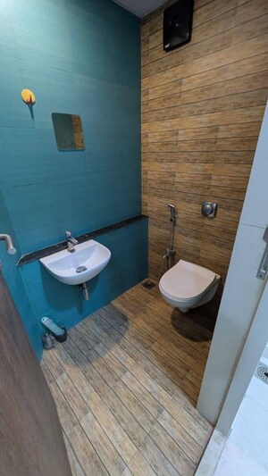 Bathroom in 1 BHK Apartment at Lodha Crown Quality Homes, Majiwada – for Sale