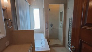 Bathroom in 4 BHK Builder Floor at Chanakyapuri – for Rent