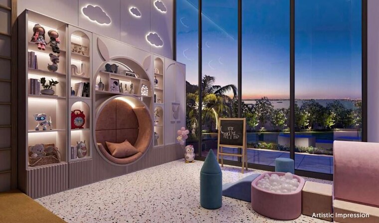 Gym, kabra-dvayam 3 Bedroom 1450 Sq.Ft. Apartment In Worli Mumbai 10311850