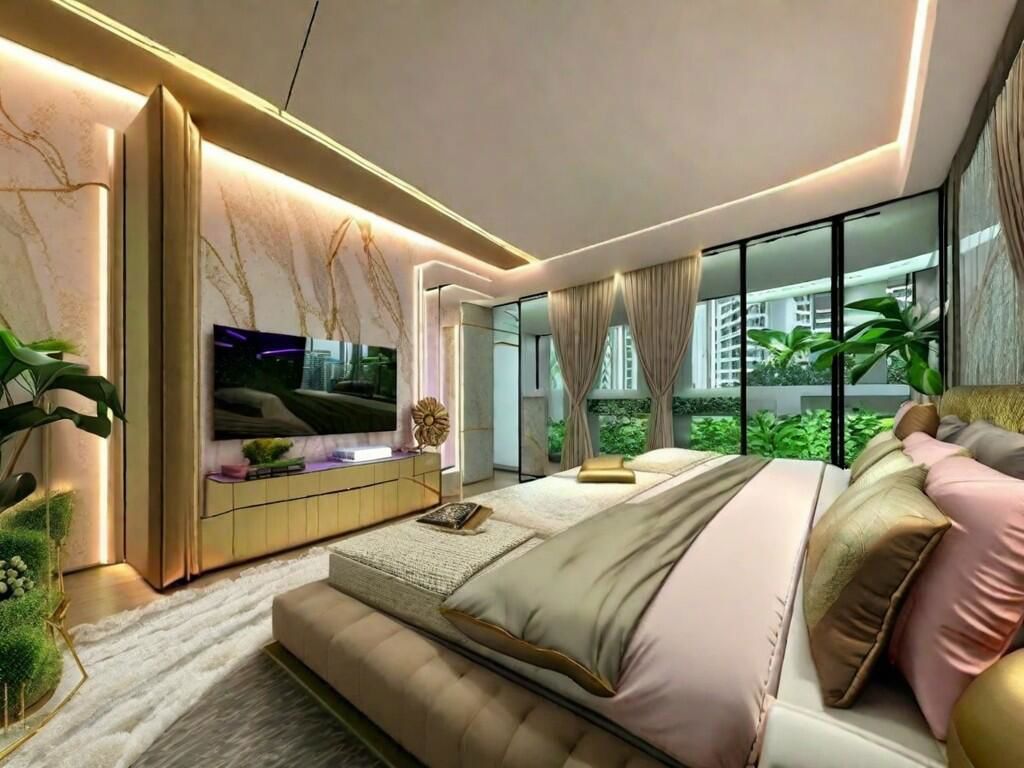 4 BHK + Servant Room,Study Room 1670 Sq.Ft. Apartment in Techno Aakasa