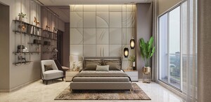 Bedroom in 3 BHK Apartment at Runwal Raaya, Worli – for Sale