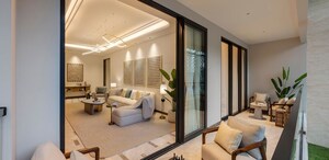 Living Room in 3 BHK Apartment at Runwal Raaya, Worli – for Sale