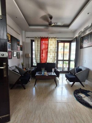 Living Room in 3 BHK Builder Floor at Sector 9a – for Rent