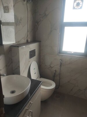 Bathroom in 3 BHK Builder Floor at Medi City – for Rent