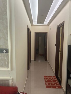 Building Lobby in 2.5 BHK Apartment at Bhartiya Nikoo Homes, Thanisandra Main Road – for Rent