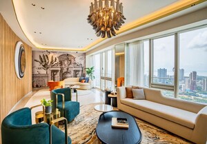 Living Room in 3 BHK Apartment at Lodha The Park, Worli – for Sale