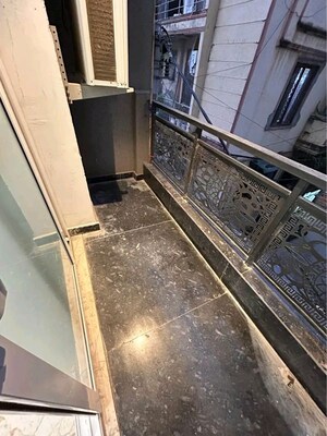 Balcony in 2 BHK Apartment at Palm Residency Chhatarpur, Chattarpur – for Rent