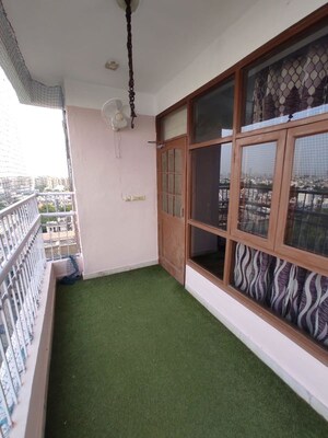 Balcony in 4 BHK Apartment at Apex Apartments, Sector 45 – for Rent
