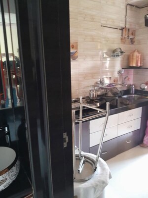 Kitchen in 1 BHK Apartment at Aakanksha CHS, Borivali East – for Rent
