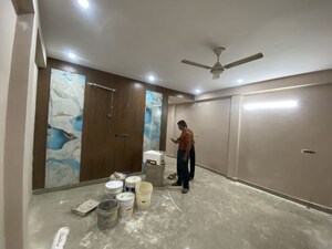 Living Room in 2 BHK Builder Floor at Palm Residency Chhatarpur, Chattarpur – for Rent