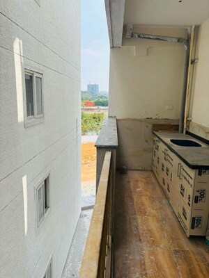 Balcony in 2 BHK Apartment at Sri Sai Sarovar, Kr Puram – for Rent