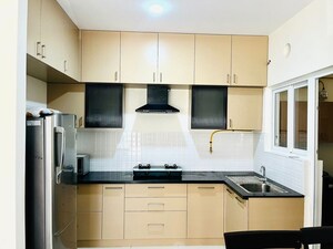 Kitchen in 2 BHK Apartment at Adarsh Greens, Kogilu – for Rent