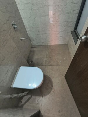 Bathroom in 2 BHK Apartment at Shapoorji Pallonji Sensorium, Hinjewadi – for Rent