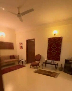 Living Room in 4 BHK Apartment at Prestige Casablanca, Murugesh Palya – for Rent