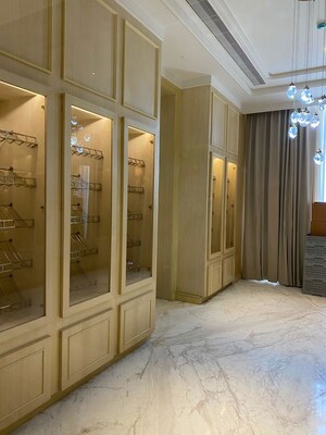 Building Lobby in 4 BHK Apartment at Bhartiya Leela Residences, Thanisandra Main Road – for Rent