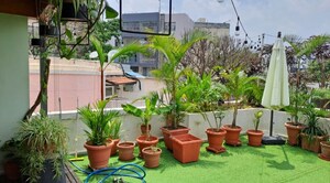 Balcony in 4 BHK Apartment at Richmond Towers, Richmond Town – for Rent