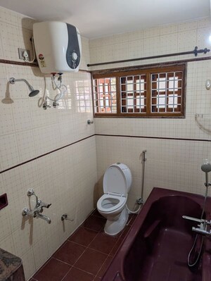 Bathroom in 5 BHK Independent House at Ganesh Krupa Sadhashiv Nagar, Sadashiva Nagar – for Rent