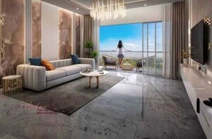 Living Room in 4 BHK Apartment at Andheri West – for Sale