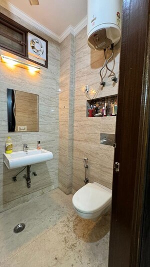 Bathroom in 2 BHK Builder Floor at Krishna Market – for Rent