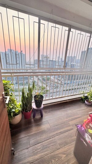 Balcony in 2 BHK Apartment at My Home Avatar, Gachibowli – for Rent