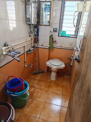 Bathroom in 3 BHK Apartment at Nahar Amrit Shakti, Chandivali – for Rent