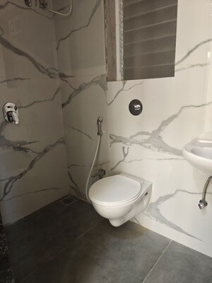 Bathroom in 1 BHK Apartment at Raunak Bliss Phase A3, Ghodbunder Road – for Rent