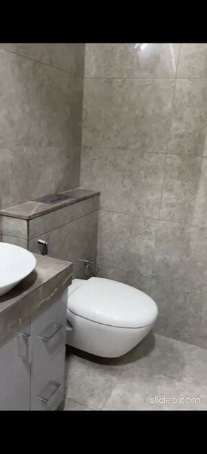 Bathroom in 3 BHK Apartment at Oberoi Eternia, Mulund West – for Rent