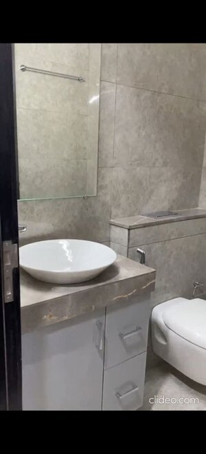 Bathroom in 3 BHK Apartment at Oberoi Eternia, Mulund West – for Rent