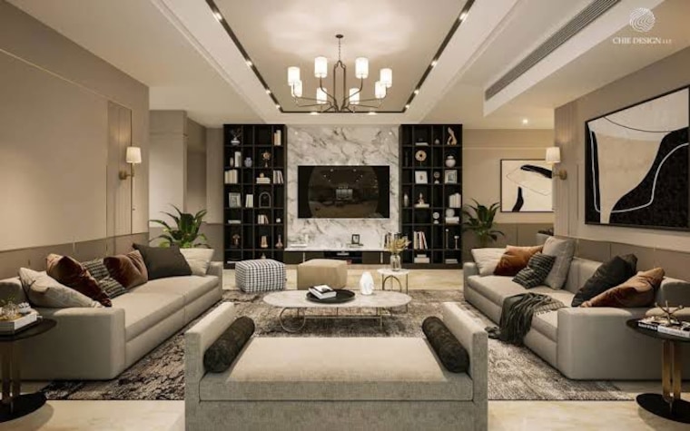 Living Room, sector 107 2 Bedroom 1075 Sq.Ft. Builder Floor In Sector 107 Noida 10312247