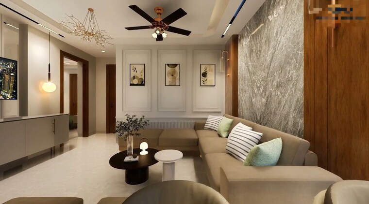 Living Room, sector 63a 3 Bedroom 179 Sq.Yd. Builder Floor In Sector 63a Gurgaon 10122205
