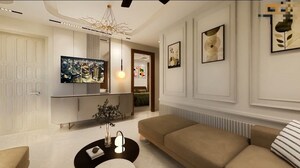 Living Room in 3 BHK Builder Floor at Sector 63a – for Sale