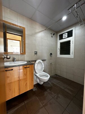 Washroom in 2 BHK Apartment at Sobha Dream Gardens, Thanisandra Main Road – for Rent