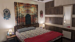 Bedroom in 3 BHK Apartment at SVC Aquaria, Kondapur – for Rent