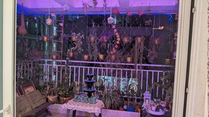 Balcony in 3 BHK Apartment at SVC Aquaria, Kondapur – for Rent