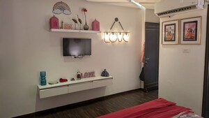 Bathroom in 3 BHK Apartment at SVC Aquaria, Kondapur – for Rent