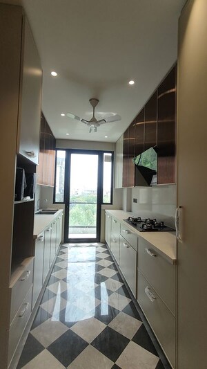 Kitchen in 3 BHK Builder Floor at Green Wood City, Sector 45 – for Sale