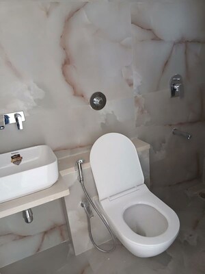 Bathroom in 2 BHK Apartment at Parekh Celeste, Goregaon West – for Rent