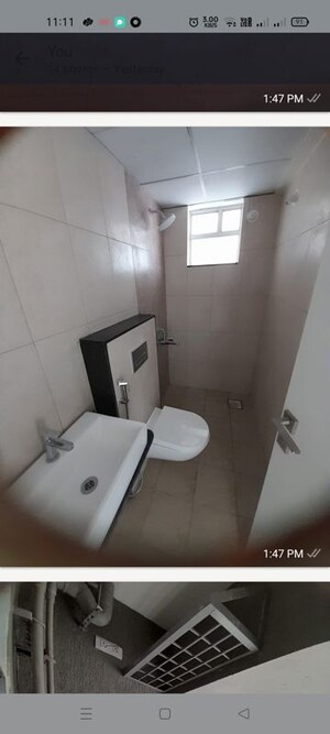 Bathroom in 3 BHK Apartment at Godrej Hillside, Mahalunge – for Rent