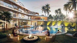 Swimming Pool in 3.5 BHK Apartment at Smart World One DXP, Sector 113 – for Sale