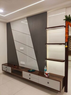 Staircase in 3 BHK Apartment at Aparna Luxor Park, Kondapur – for Rent