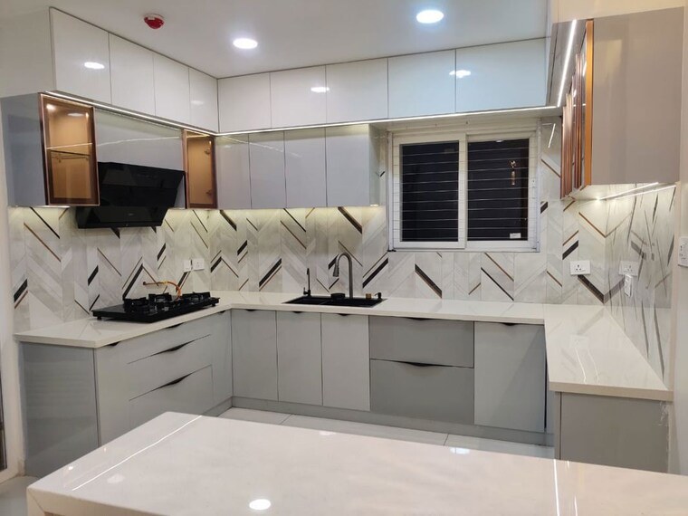 Kitchen, aparna-luxor-park 3 Bedroom 2550 Sq.Ft. Apartment In Kondapur Hyderabad 10312463